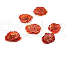 Dried slices of tomato