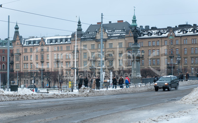 the urban landscape of Stockholm