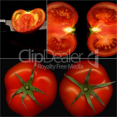 tomatoes collage