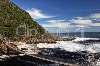 Hängebrücke über den Storms River