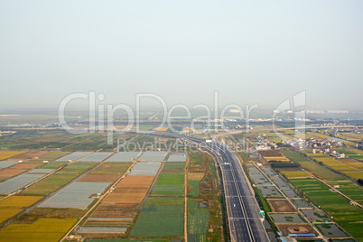 Landung in Shanghai, China