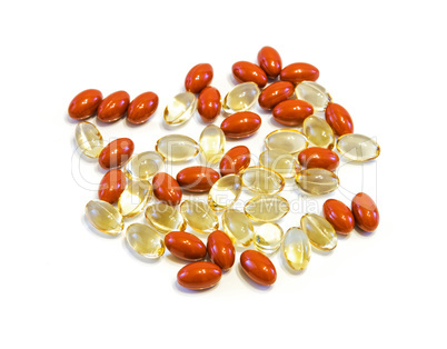 Nutritional supplement capsules.