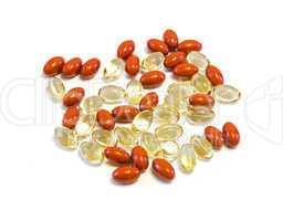 Nutritional supplement capsules.