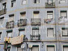 Azujelos-Fliesen in Lissabon