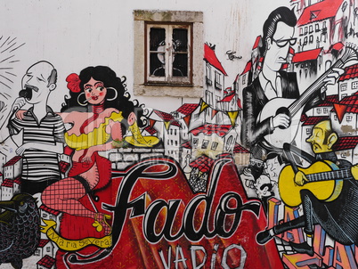 Graffitikunst in Lissabon