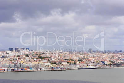 Sicht auf Lissabon und Tejo