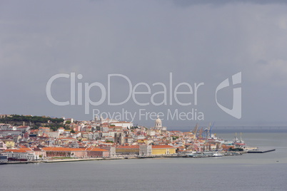 Sicht auf Lissabon und Tejo