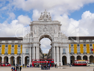 Platz des Handels in Lissabon