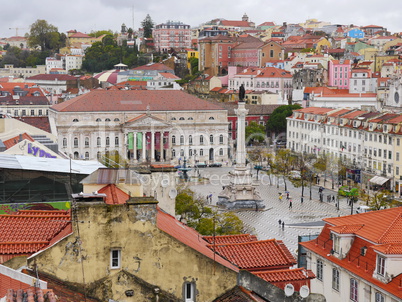 Rossio-Platz Lissabon