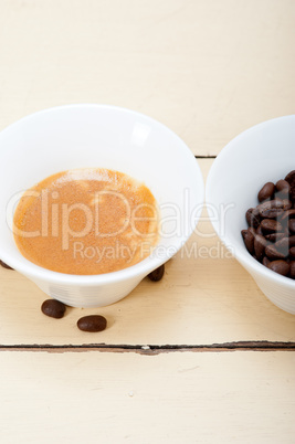 espresso cofee and beans