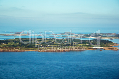 Scilly-Inseln, Großbritannien, Luftaufnahme