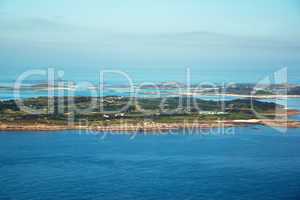 Scilly-Inseln, Großbritannien, Luftaufnahme