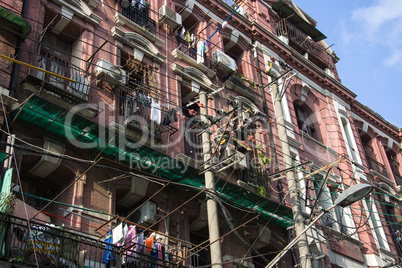 China, Wohnhaus, Fassade