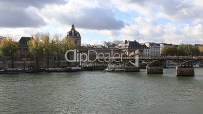 Paris France historical center river view