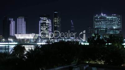 Abu Dhabi City Night Timelapse - Full HD