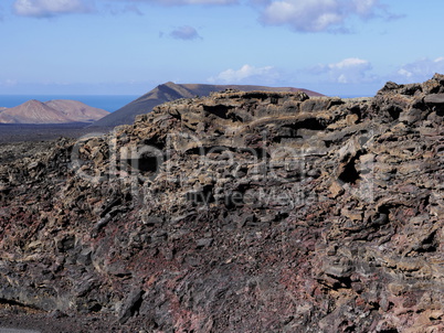 Vulkangestein im Timanfaya Nationalpark