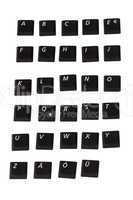 alphabet notebook keys
