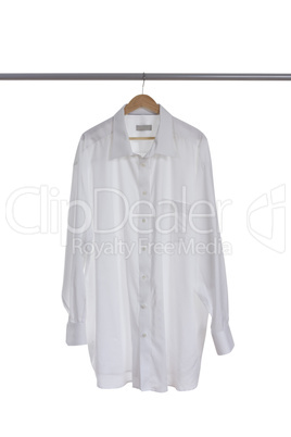 White shirt on hanger