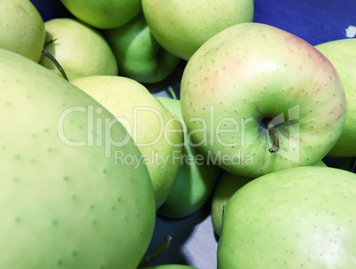 Green Apples in a market