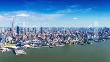 Stunning Manhattan aerial panorama