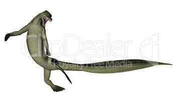 Mesosaurus dinosaur - 3D render