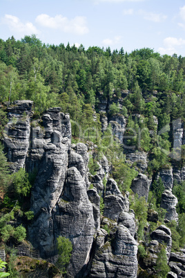 Elbsandsteingebirge, Sachsen, Deutschland