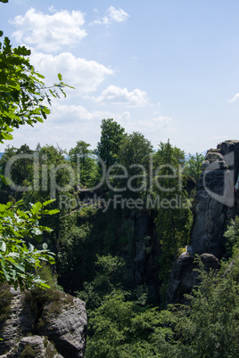 Elbsandsteingebirge, Sachsen, Deutschland