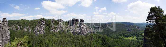 Elbsandsteingebirge, Sachsen, Deutschland