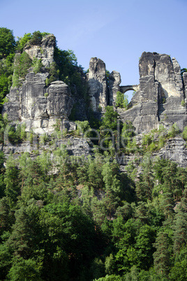 Bastei, Elbsandsteingebirge, Deutschland