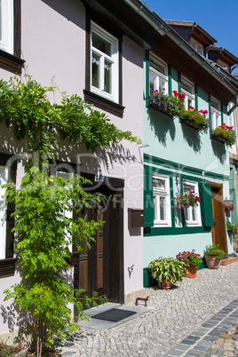 Quedlinburg, Sachsen-Anhalt, Deutschland, Lange Gasse