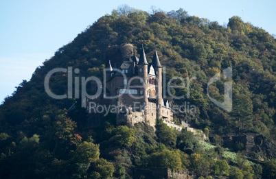 Burg Katz, Rheinland-Pfalz, Deutschland