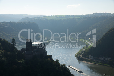 Burg Katz, Rheinland-Pfalz, Deutschland