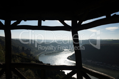 Burg Katz, Rheinland-Pfalz, Deutschland