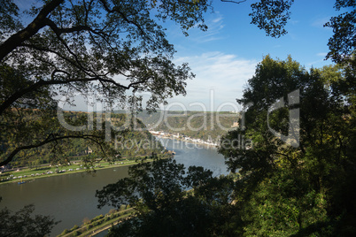 Der Rhein an der Loreley