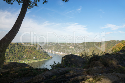 Der Rhein an der Loreley