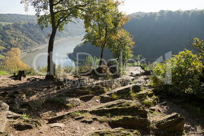 Der Rhein an der Loreley