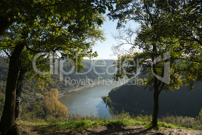 Der Rhein an der Loreley