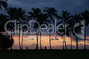 Hawaii, USA, Sonnenuntergang
