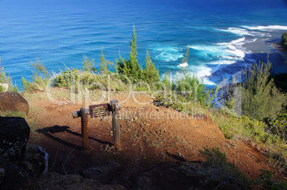 Küste von Hawaii, USA