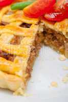 home made beef pie