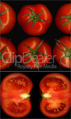 tomatoes collage