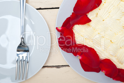 whipped cream mango cake