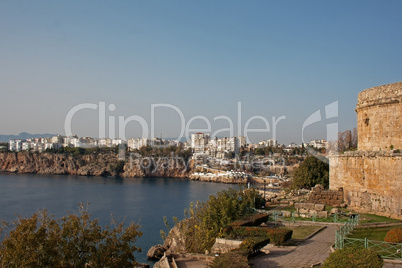 View of Antalya Turkey coastline