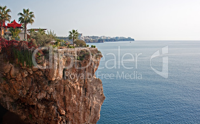 View of Antalya Turkey coastline