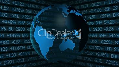 Global Finance Stock Market Animation