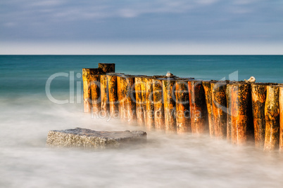 Buhne an der Ostsee