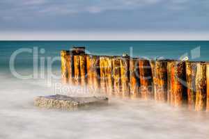 Buhne an der Ostsee