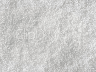 background of fresh snow close up