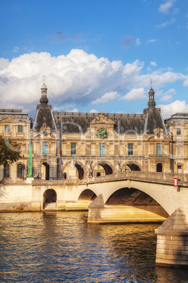 The Louvre palace in Paris, France