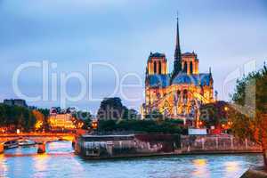 Notre Dame de Paris cathedral